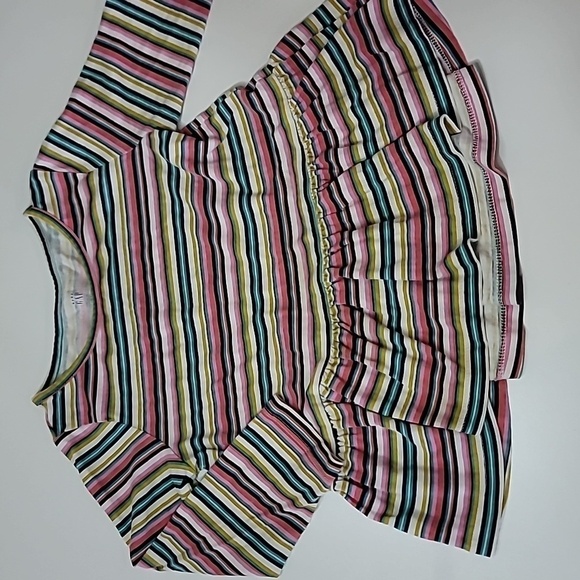 5/$30 GAP CARTER'S JUMPING BEANS Stripes Long Sleeve Glitter Sparkle Pan… - Picture 5 of 5